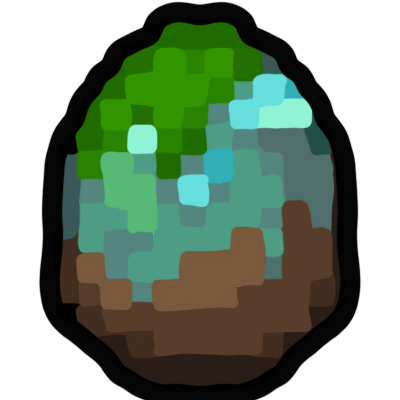 a Minecraft drowned spawn egg.